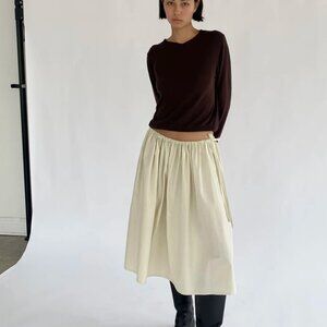 Brooke Callahan — Tie Skirt, color: Rice size: 1